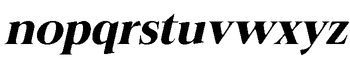Felgiora Soft Bold Exp Ita Font LOWERCASE