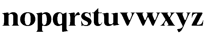 Felgiora Soft Bold Expanded Font LOWERCASE