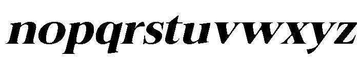 Felgiora Soft Bold ExtExp Ita Font LOWERCASE