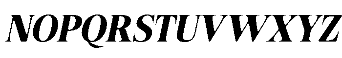 Felgiora Soft Bold Italic Font UPPERCASE
