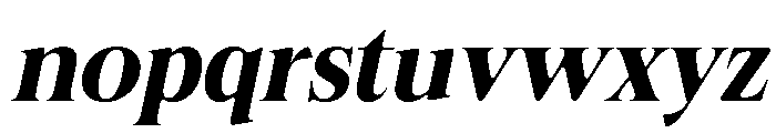 Felgiora Soft Bold Italic Font LOWERCASE