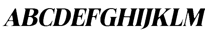Felgiora Soft Bold SemExp Ita Font UPPERCASE