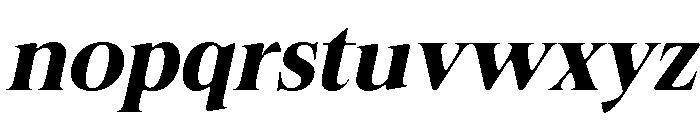 Felgiora Soft Bold SemExp Ita Font LOWERCASE
