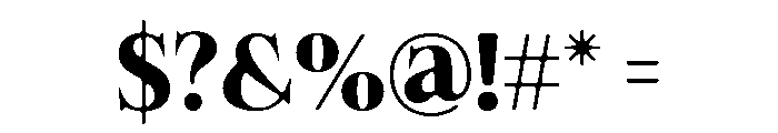 Felgiora Soft Bold Font OTHER CHARS