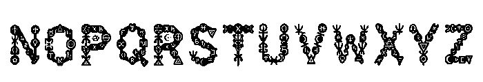 Feliciana Regular Font UPPERCASE