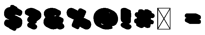 Feline Paw Font OTHER CHARS