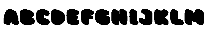 Feline Paw Font UPPERCASE