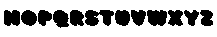 Feline Paw Font UPPERCASE