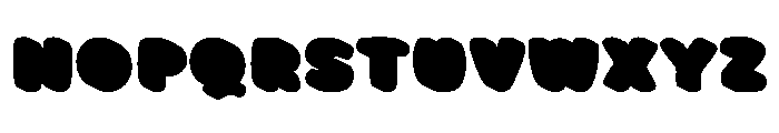 Feline Paw Font LOWERCASE