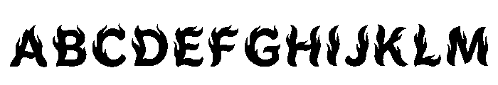 Felon Regular Font UPPERCASE