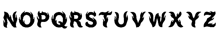 Felon Regular Font UPPERCASE