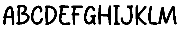 Feminine Handwriting Font UPPERCASE