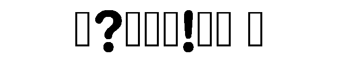 Fence Regular Font OTHER CHARS