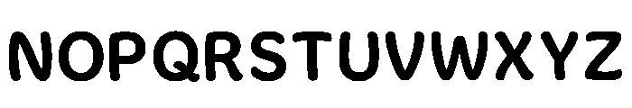 Fence Regular Font LOWERCASE