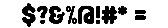 Fenia Regular Font OTHER CHARS