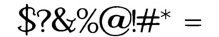 Fennel Font OTHER CHARS
