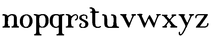 Fennel Font LOWERCASE