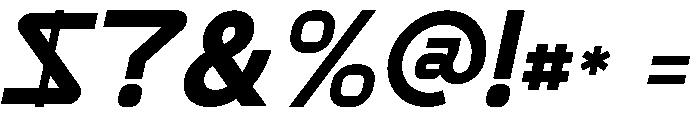 Fenoment Italic Font OTHER CHARS