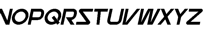 Fenoment Italic Font UPPERCASE