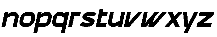 Fenoment Italic Font LOWERCASE