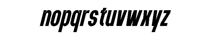 Fenra Patson Italic Font LOWERCASE