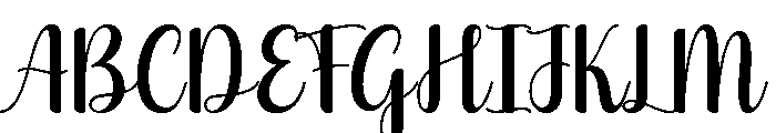 Fenshita Font UPPERCASE