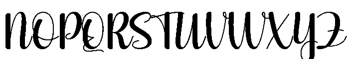 Fenshita Font UPPERCASE