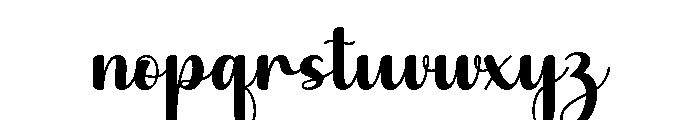 Fenshita Font LOWERCASE
