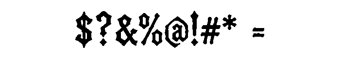 Feralink Font OTHER CHARS