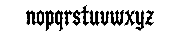 Feralink Font LOWERCASE