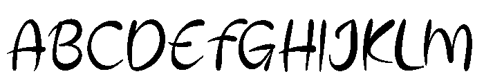 Ferdan Ligate Font UPPERCASE