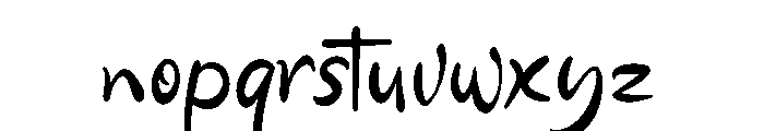 Ferdan Ligate Font LOWERCASE