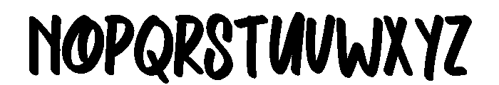 Fergie Font UPPERCASE