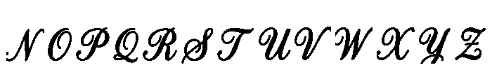 Fernando Regular Font LOWERCASE