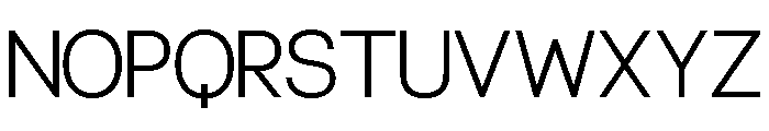 Ferocious Light Font LOWERCASE