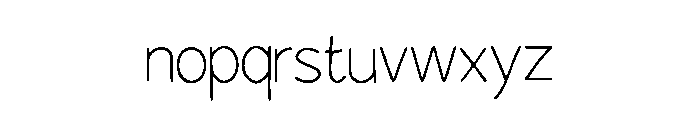 Ferret Font LOWERCASE