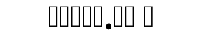 Ferro Regular Font OTHER CHARS