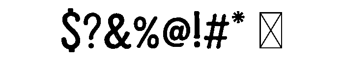 Ferson Creek Font OTHER CHARS