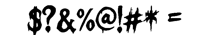 Fervano Regular Font OTHER CHARS