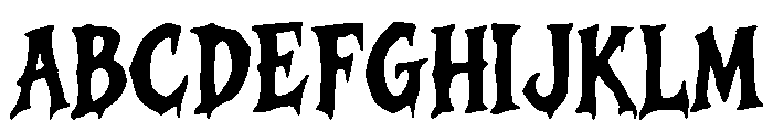 Fervano Regular Font UPPERCASE