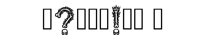 Fervik Regular Font OTHER CHARS