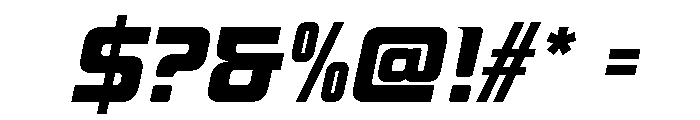 Fesibel Italic Font OTHER CHARS