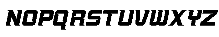 Fesibel Italic Font UPPERCASE