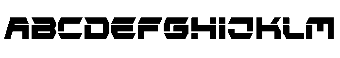 Fespot Stencil Font UPPERCASE