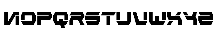 Fespot Stencil Font LOWERCASE