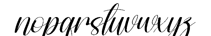 Festival Honeymoon Font LOWERCASE