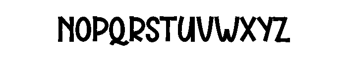Festival Midnight Font LOWERCASE