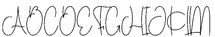 Festival Winterland Font UPPERCASE