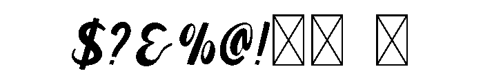 Festive Christmas Font OTHER CHARS