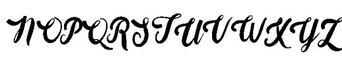 Festive Christmas Font UPPERCASE